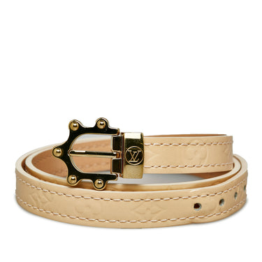 Brown Louis Vuitton Monogram Vernis Triple Tour Wrap Bracelet - Designer Revival