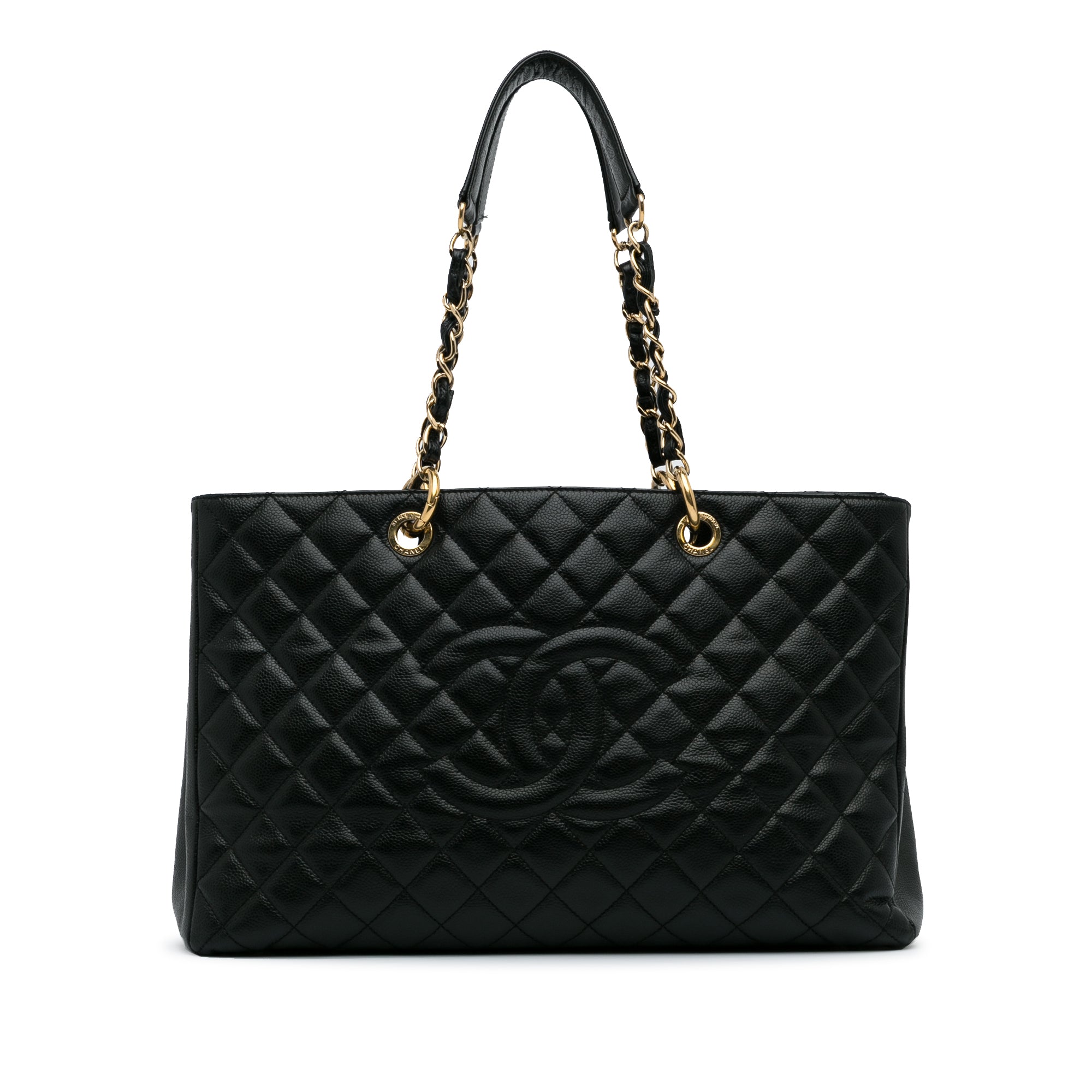 Black Chanel Caviar Grand Shopping Tote XL – Designer Revival