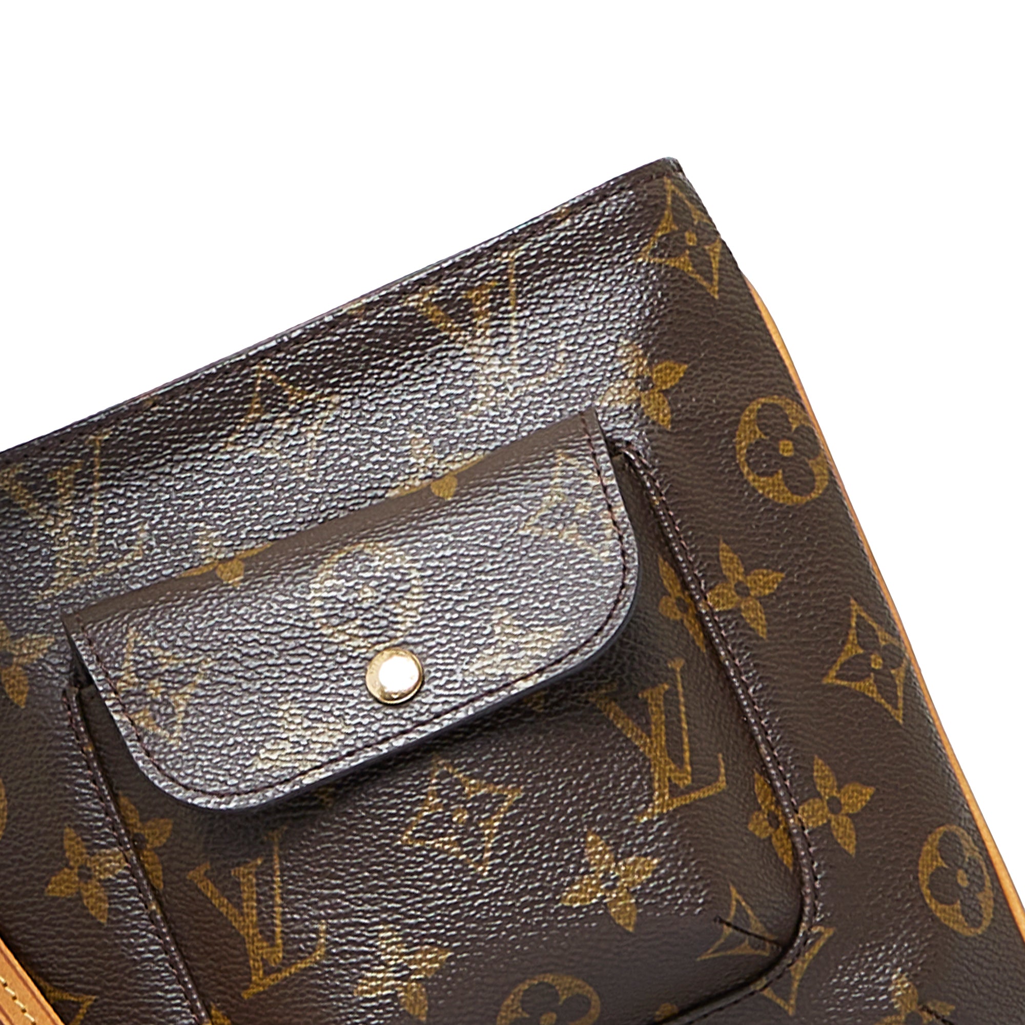 Brown Louis Vuitton Monogram Partition Clutch Bag – Designer Revival