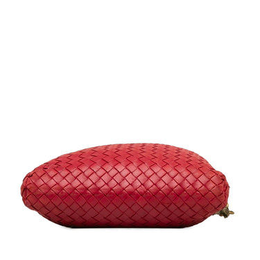 Red Bottega Veneta Intrecciato Crossbody Bag - Designer Revival