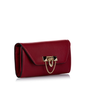 Red Valentino Leather Long Wallet - Designer Revival